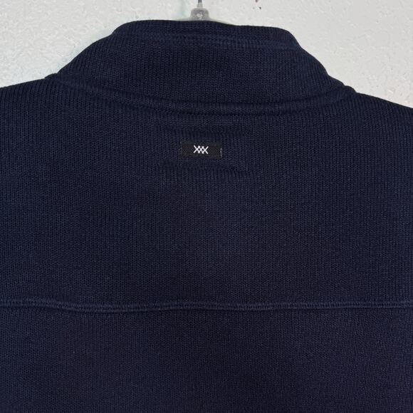 Rhone Fleece Vest Men XL Athletic Performance Full Zip Warm Layer Navy Blue NEW - Picture 6 of 10